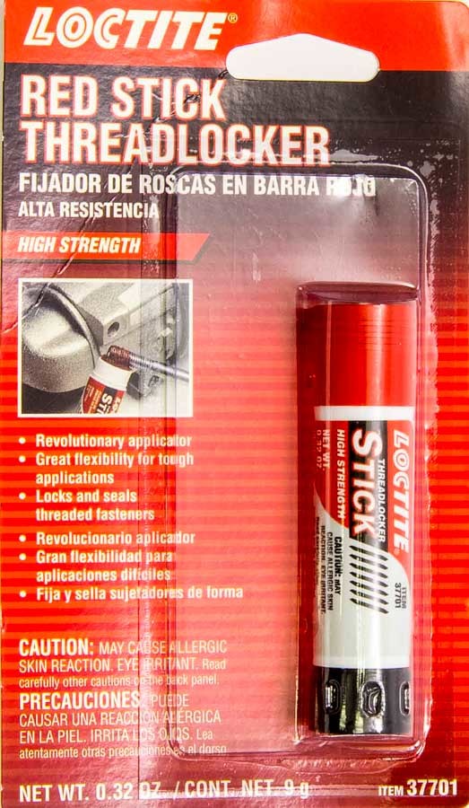 LOCTITE 37701 Threadlocker Red Stick 9g/.30oz