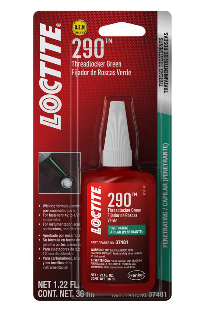 LOCTITE 492144 Threadlocker 290 Wicking Green 36ml/1.22oz