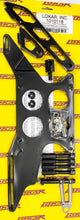 Load image into Gallery viewer, LOKAR 1010118 Push/Pull Throttle Cable Mounting Bracket Black