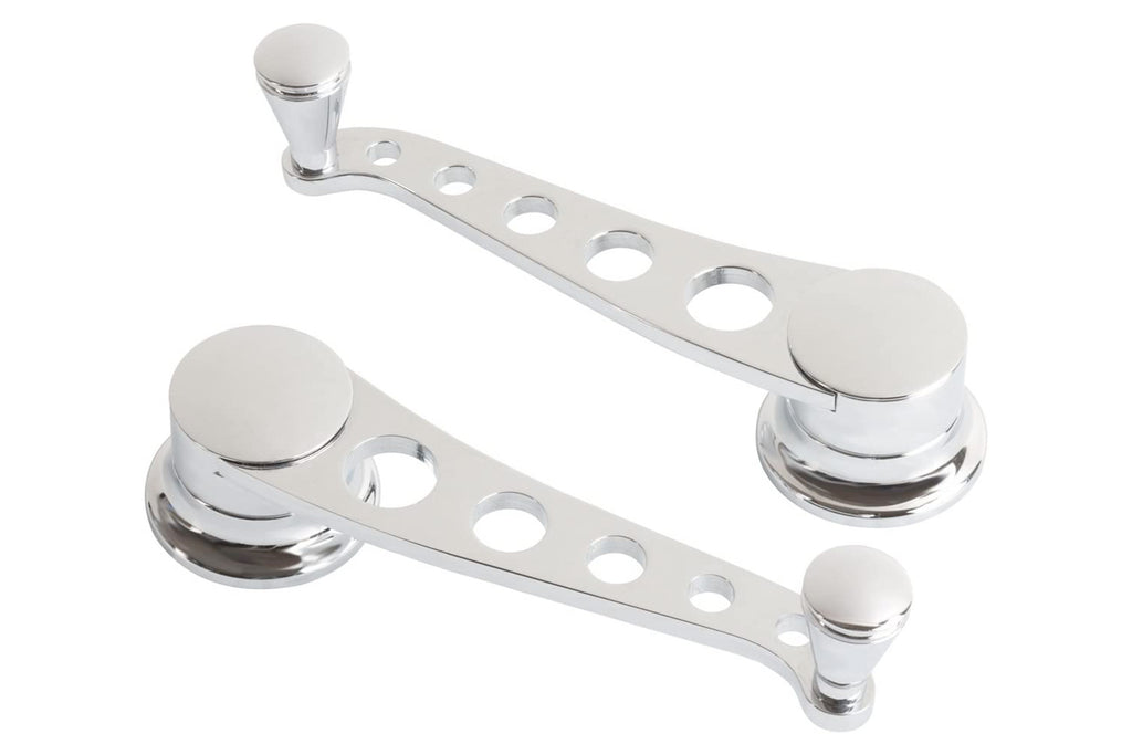 LOKAR IDH-2031 49-Up GM/Ford Window Cranks Chrome Pair