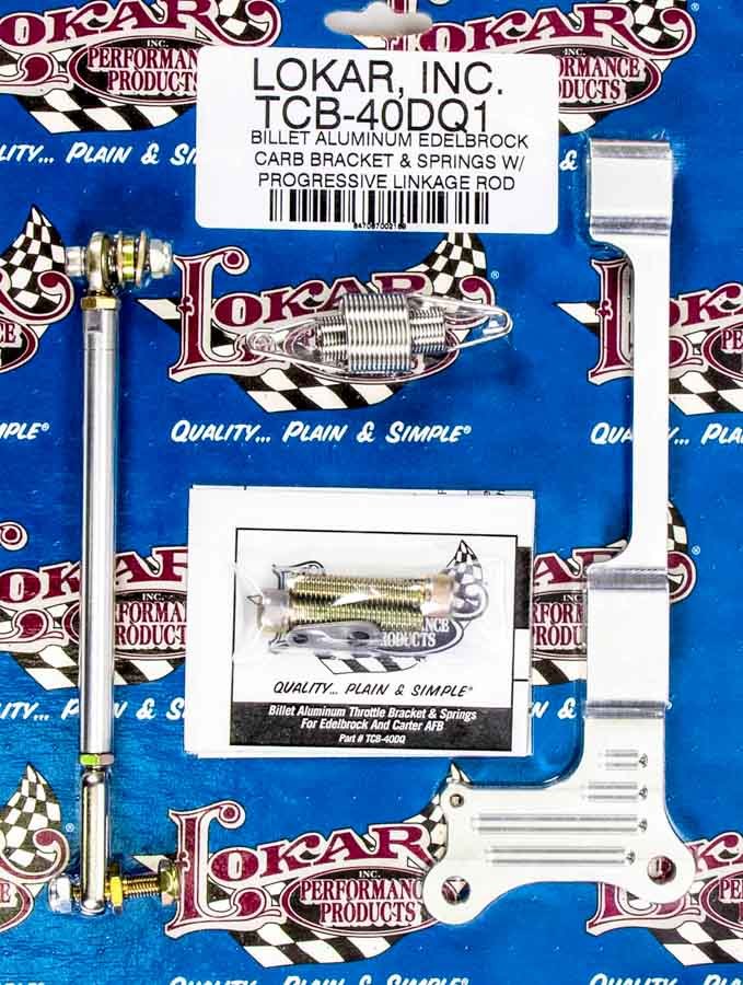 LOKAR TCB-40DQ1 Edelbrock Carb Bracket And Springs