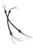 LOKAR XHL-1900 Headlight Braids 14in Long Black Pair