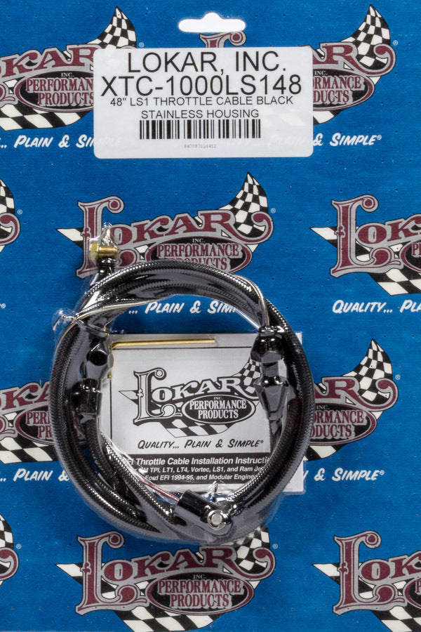 LOKAR XTC-1000LS148 Hi-Tech Throttle Cable GM LS Engine