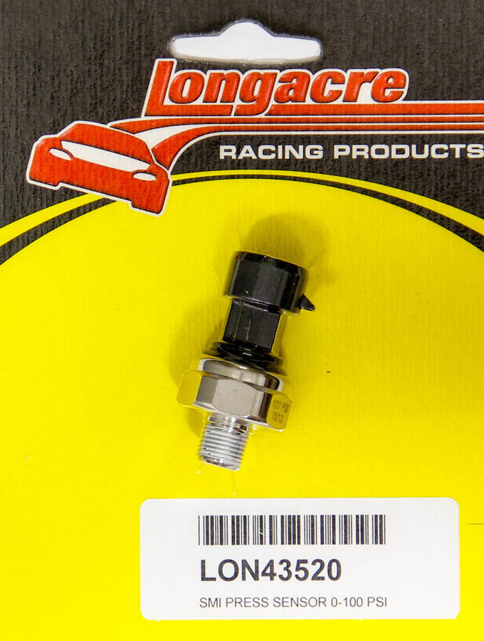 LONGACRE 52-43520 Pressure Sensor 0-100psi w/out QD Lead
