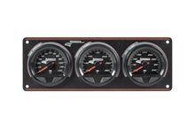 Load image into Gallery viewer, LONGACRE 52-44561 Waterproof SMI 3 Gauge Panel OP/WT/OT