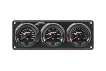 Load image into Gallery viewer, LONGACRE 52-44562 Waterproof SMI 3 Gauge Panel OP/WT/FP