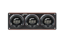 Load image into Gallery viewer, LONGACRE 52-44662 Waterproof LED 3 Gauge Panel OP/WT/FP