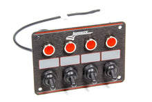 Load image into Gallery viewer, LONGACRE 52-44865 Accessory Panel Black 4 Switch w/Pilot Light