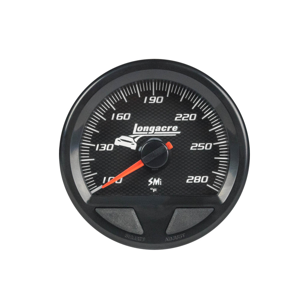 LONGACRE 52-46744 Waterproof SMI Water Temp Gauge 100-280f