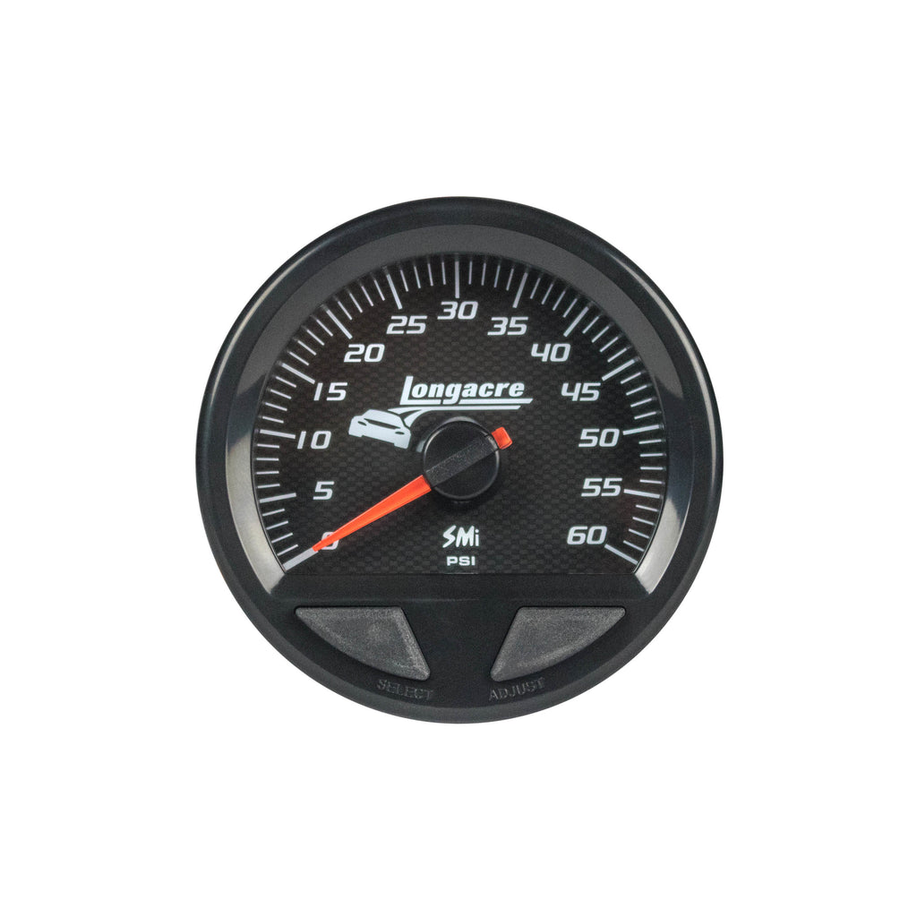 LONGACRE 52-46748 Waterproof SMI Water Pressure Gauge 0-60psi