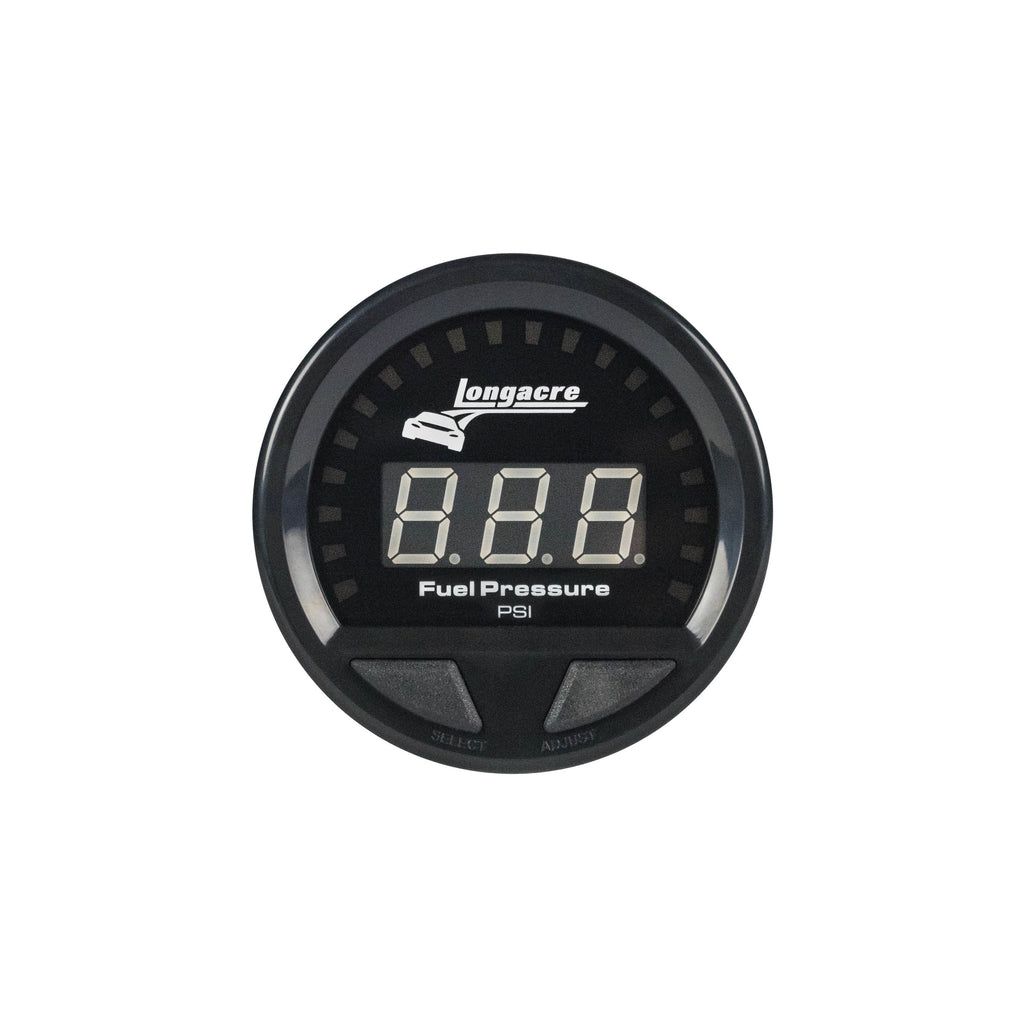 LONGACRE 52-46858 Waterproof LED Fuel Pressure Gauge 0-15psi
