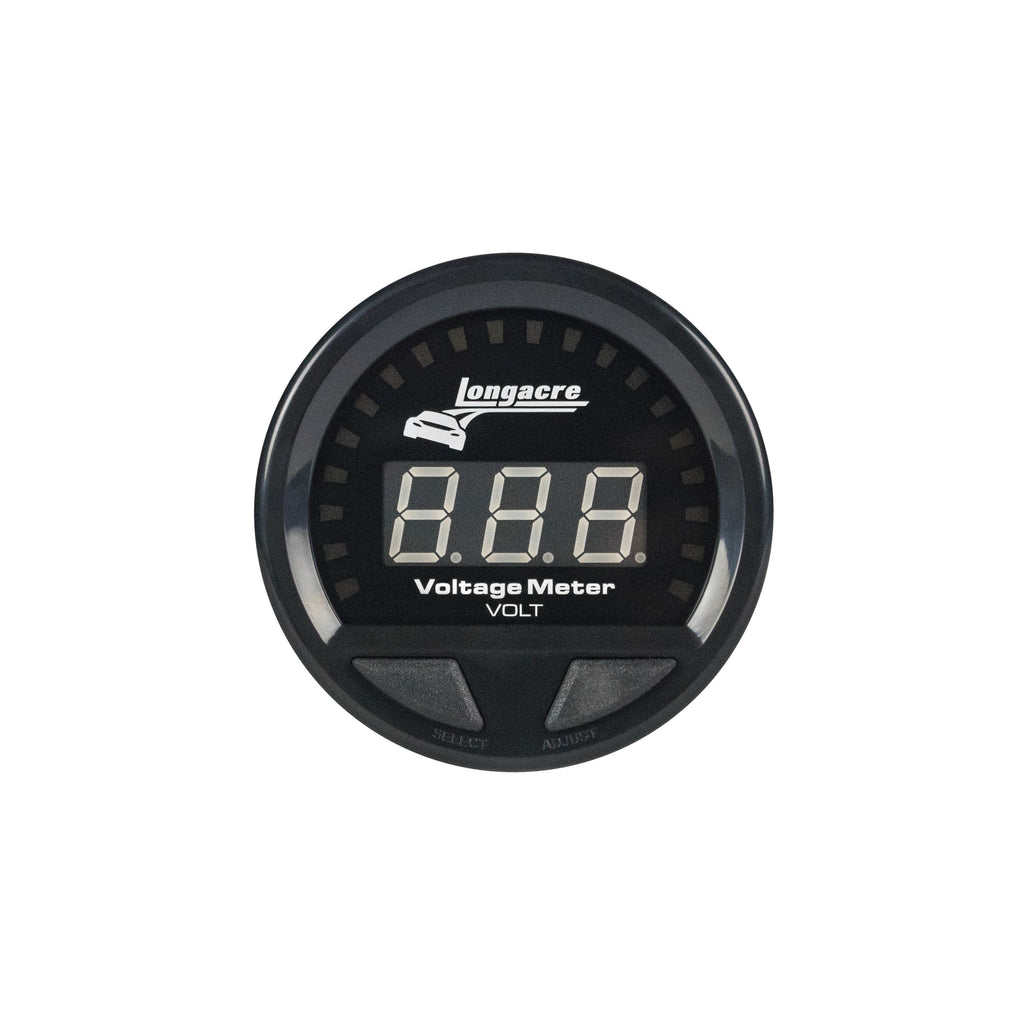 LONGACRE 52-46862 Waterproof LED Volt Gauge 8-18v