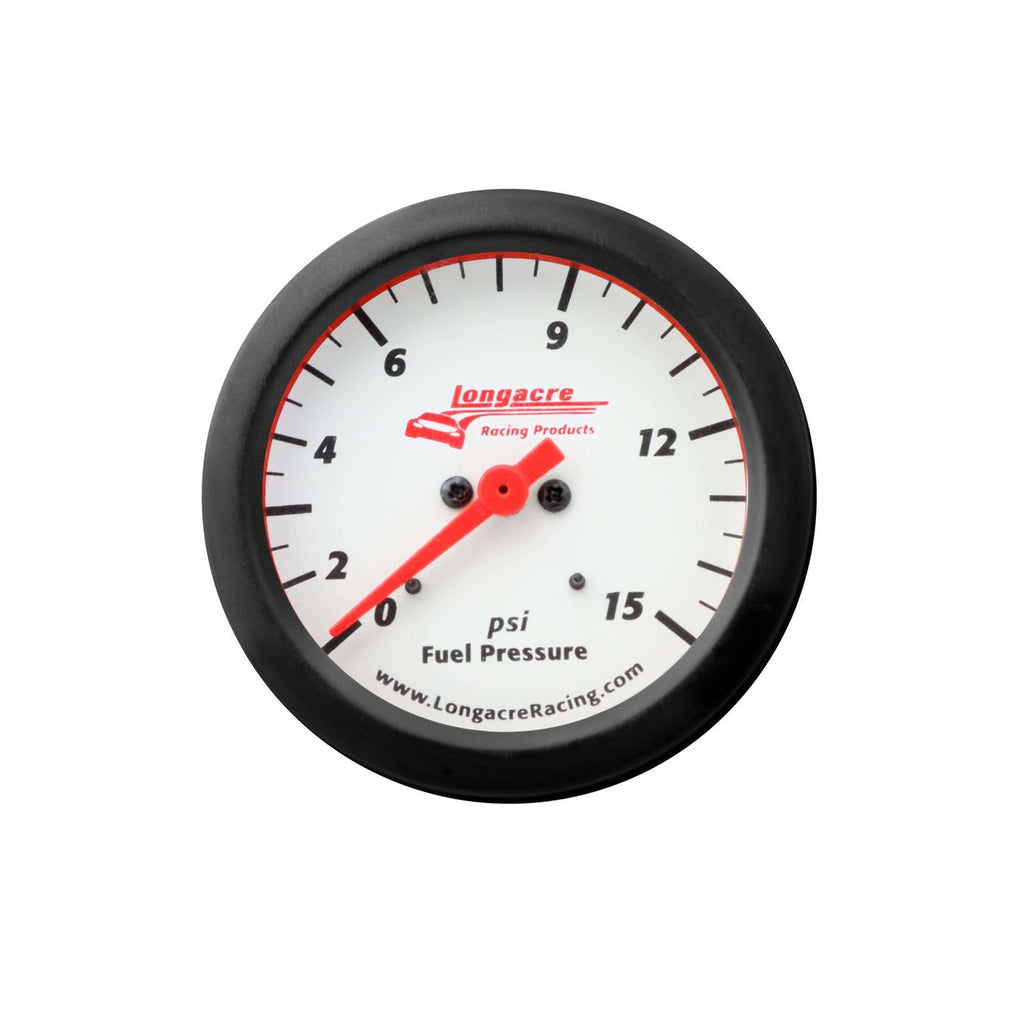 LONGACRE 52-46901 Gauge Sportsman Fuel Pressure 0-15psi