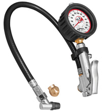 Load image into Gallery viewer, LONGACRE 52-52008 Tire Gauge Quick Fill 0-60psi 2-1/2in Glow