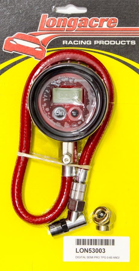 LONGACRE 52-53003 Tire Gauge Digital 0-60 PSI Semi-Pro