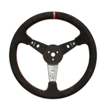 Load image into Gallery viewer, LONGACRE 52-56797 Steering Wheel 15in Dished Suede Blk Spokes