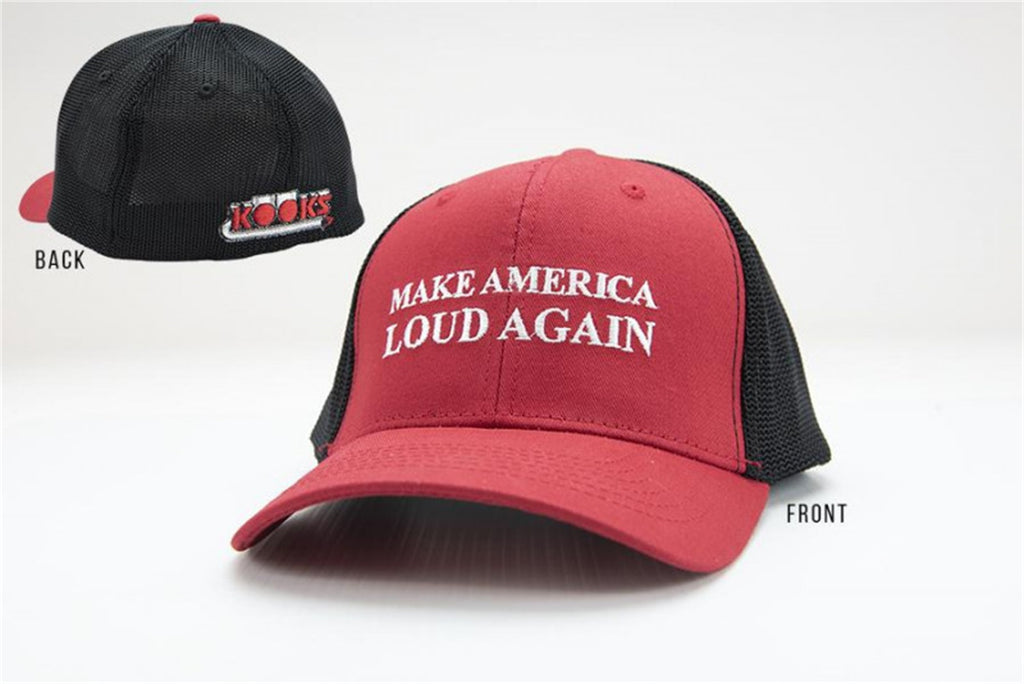 Kooks Custom Headers HT-100608-00 Make America Loud Again Trucker Cap-Sm/Md