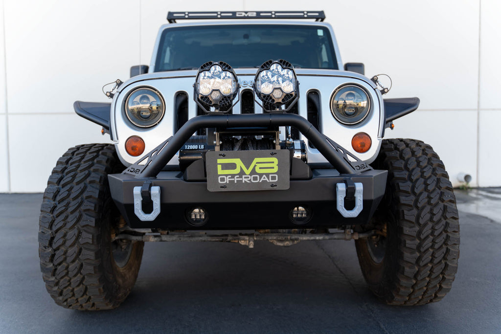 DV8 Offroad LPBM-02 Fairlead Mounted Flip-Up License Plate Bracket