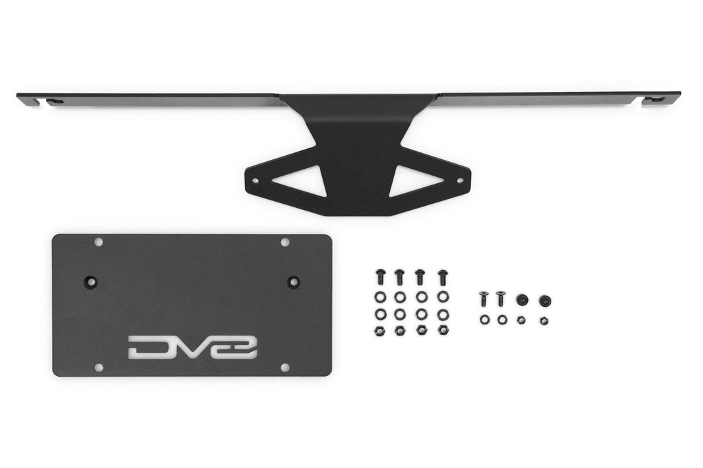 DV8 Offroad LPBR-05 Ford Bronco Capable Bumper Slanted Front License Plate Mount