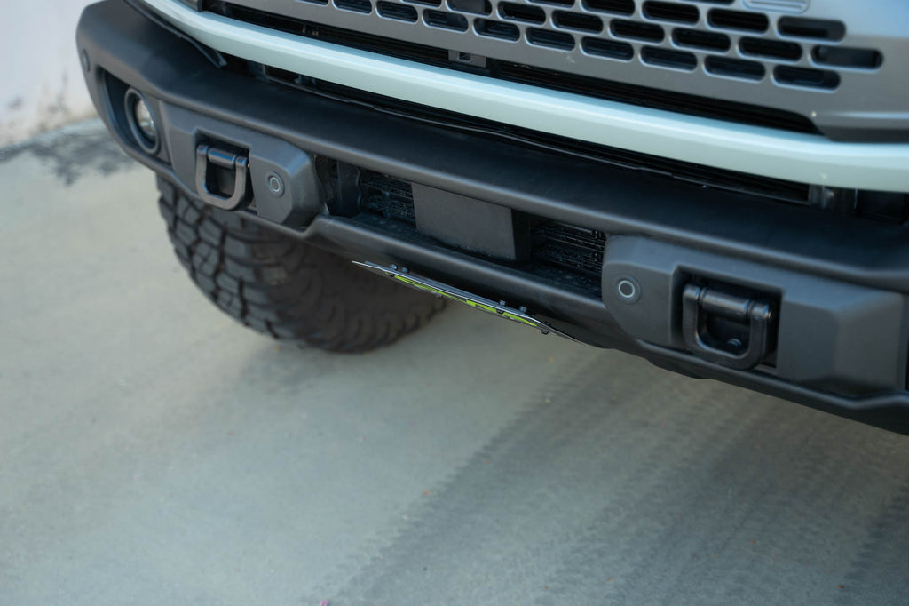 DV8 Offroad LPBR-05 Ford Bronco Capable Bumper Slanted Front License Plate Mount