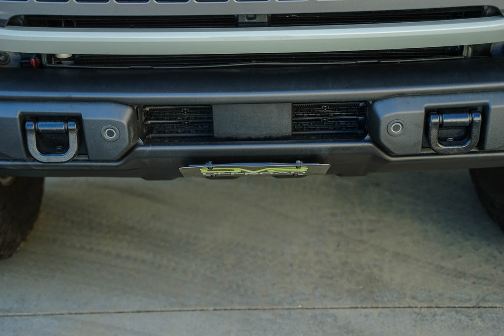 DV8 Offroad LPBR-05 Ford Bronco Capable Bumper Slanted Front License Plate Mount