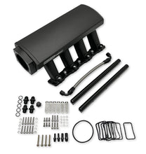 Load image into Gallery viewer, BluePrint Engines BPP822112 GM LS Compatible Intake Man, BPE Logo, LS3 / L92, Aluminum Black, 102mm Bore