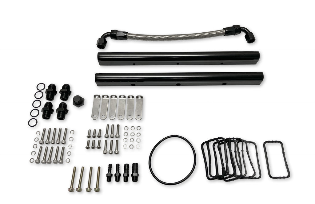 BluePrint Engines BPP822112 GM LS Compatible Intake Man, BPE Logo, LS3 / L92, Aluminum Black, 102mm Bore