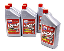 Load image into Gallery viewer, LUCAS OIL 10082-6 Synthetic 5w20 Oil 6x1 Qt