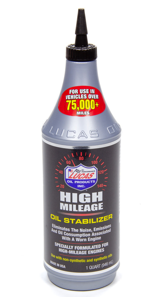 LUCAS OIL 10118 High Mileage Oil Stabili zer 1 Qt.