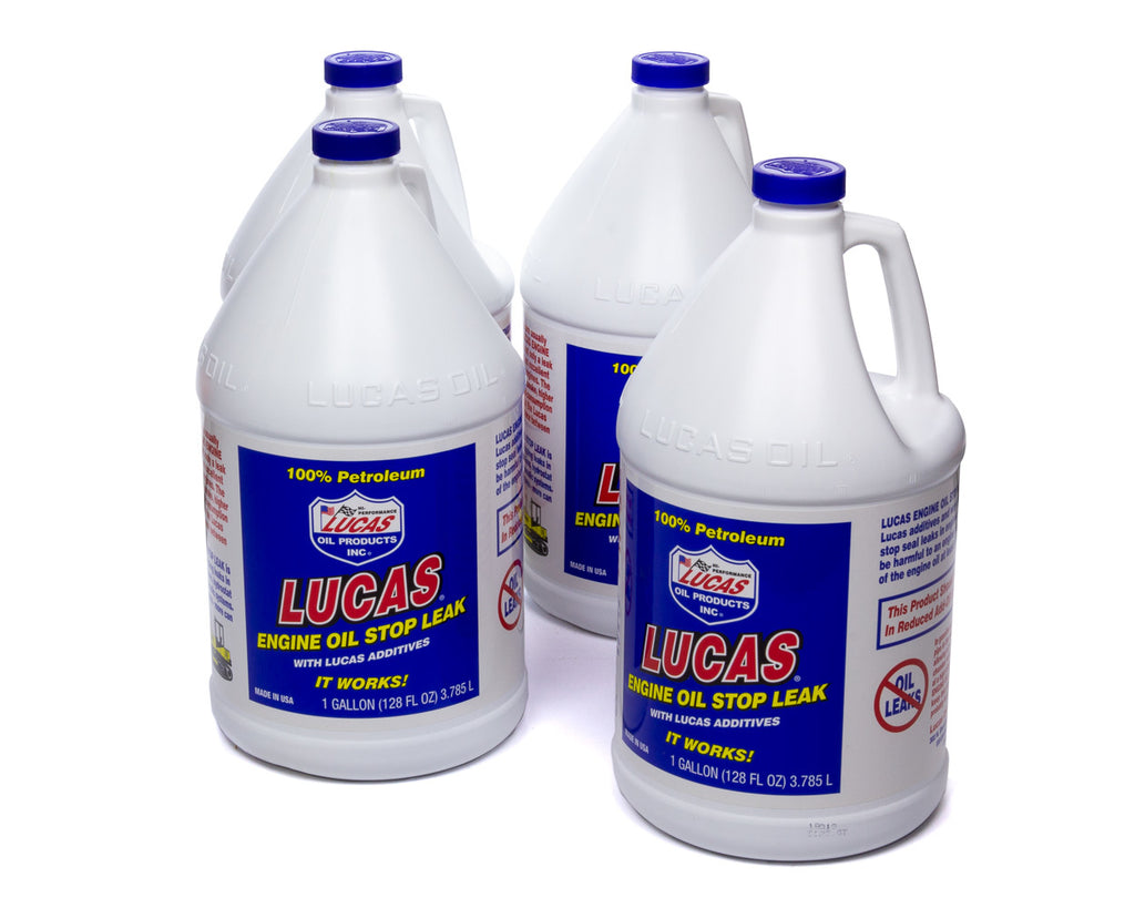 LUCAS OIL 10279-4 Engine Oil Stop Leak Case 4x1Gallon