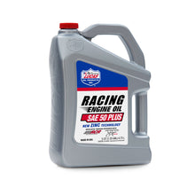 Load image into Gallery viewer, LUCAS OIL 10347 50 Plus Racing Motor Oil 5 Quart Bottle