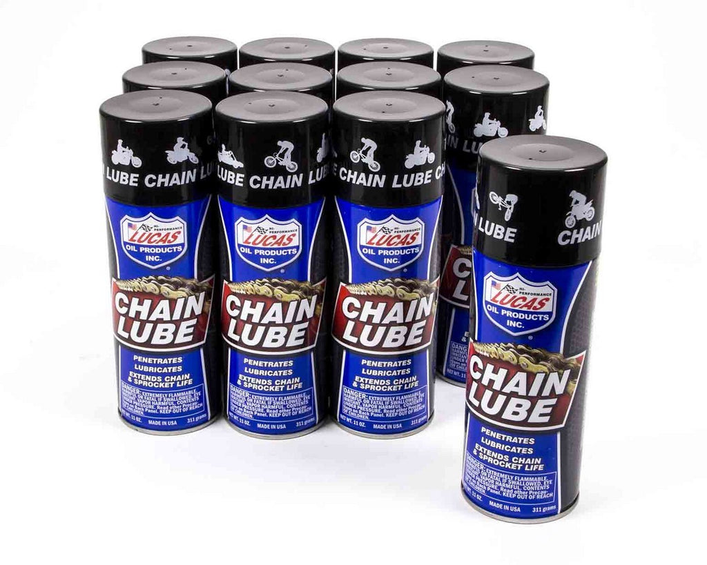 LUCAS OIL 10393-12 Chain Lube Aerosol 12x11 Ounce