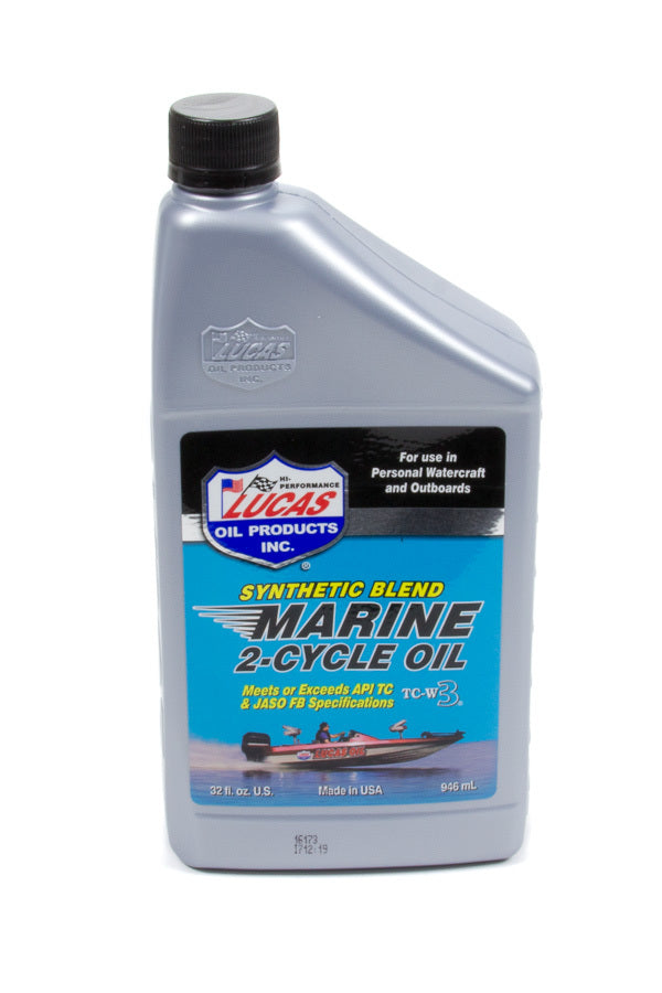 LUCAS OIL 10860 Marine Oil 2 Cycle 1 Qt. Synthetic Blend