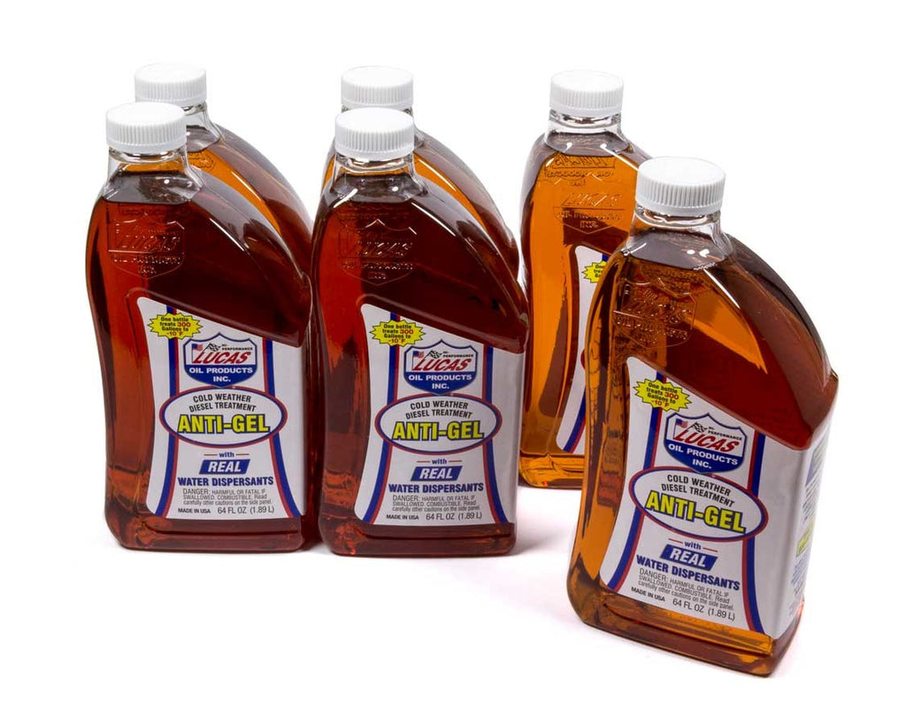 LUCAS OIL 10866-6 Diesel Treatment Anti Gel Case 6x1 Half Gallon