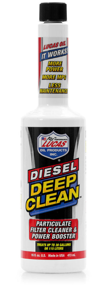 LUCAS OIL 10872 Diesel Deep Clean Fuel Additive 16oz.