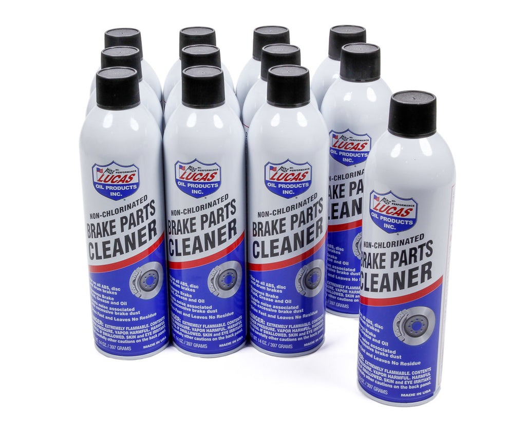 LUCAS OIL 10906-12 Brake Parts Cleaner Case 12 x 14oz.