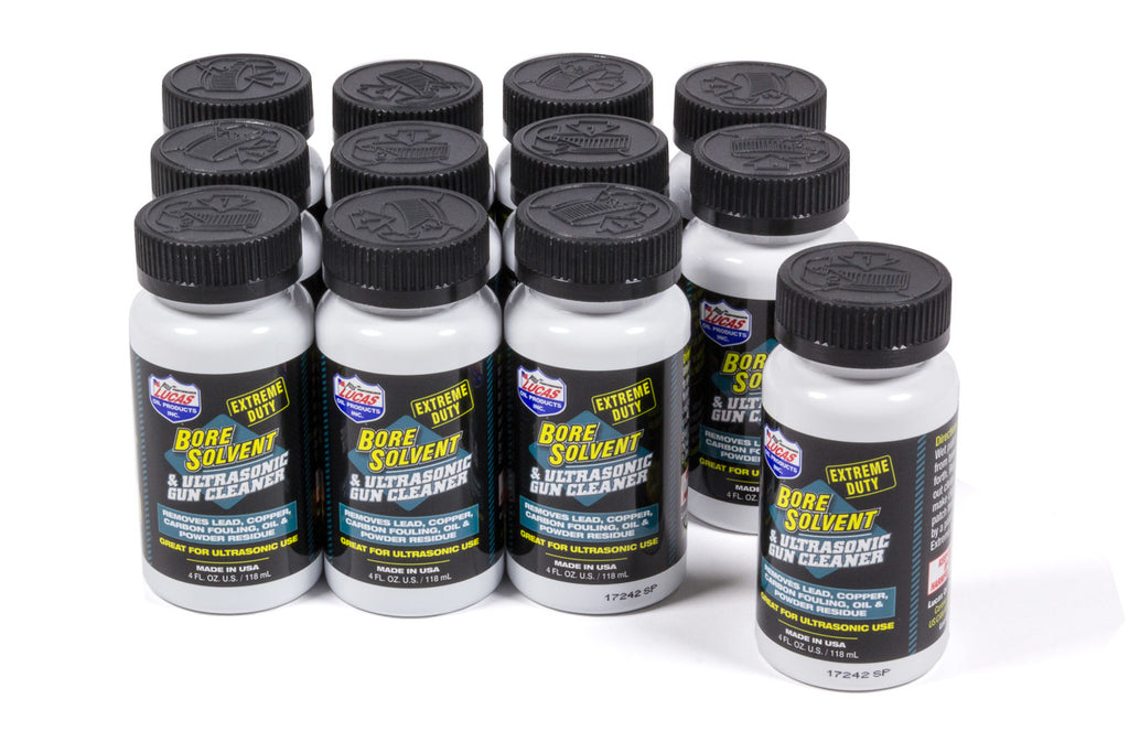 LUCAS OIL 10907-12 Extreme Duty Bore Solven t Case 12x 4 Ounce