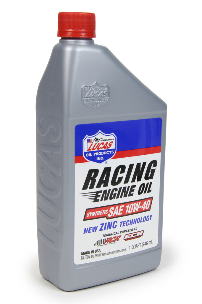 LUCAS OIL 10942 10w40 Synthetic Racing Oil 1 Quart