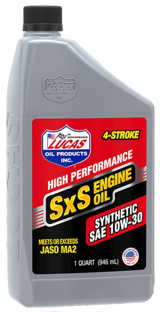 LUCAS OIL 11204 Synthetic 10w30 SXS Oil 1 Quart