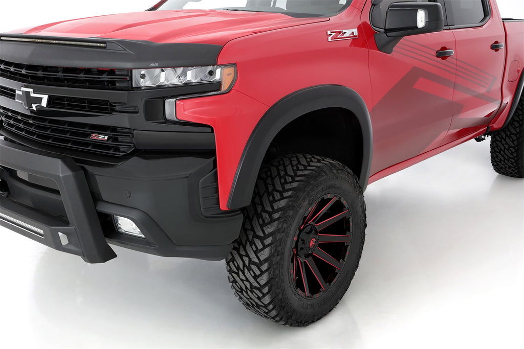 Lund SX140SA Sport Style Fender Flare Set for Select Chevrolet Silverado 1500, Chevrolet Silverado LTD