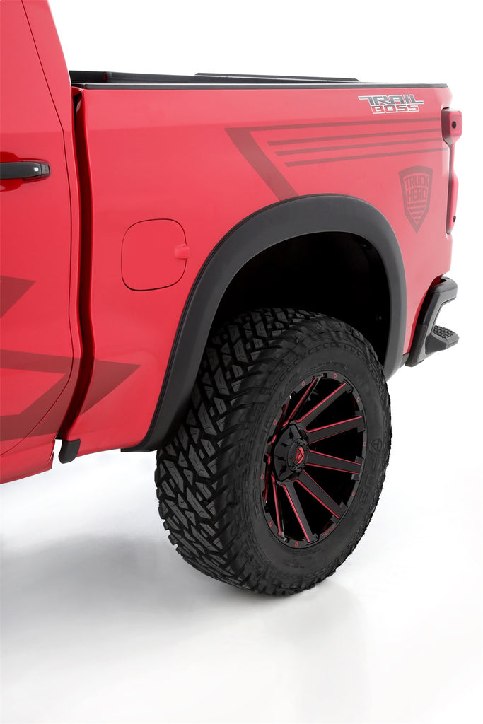 Lund SX140SB Sport Style Fender Flare Set for Select Chevrolet Silverado 1500, Chevrolet Silverado LTD