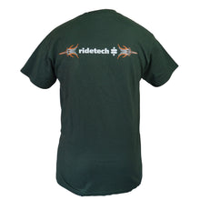 Load image into Gallery viewer, (L)-T-Shirt---Hot-Rod-Pinstripe-T-Shirt---Green,-Large.