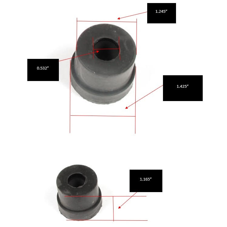 Ladder-Bar-Bushings---Rubber---Black