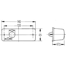 Load image into Gallery viewer, Lamp-Rptr-6692-Amb-Side-Mnt-Rh-Ece