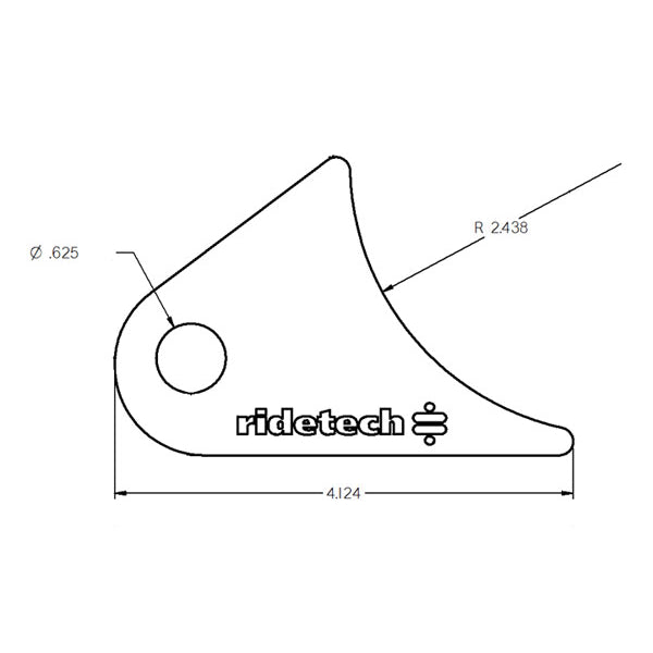 Large-Rear-Tab-For-Tri-Link,-Uncoated.-For-Mounting-Upper-Bar-To-Axle.