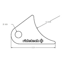 Load image into Gallery viewer, Large-Rear-Tab-For-Tri-Link,-Uncoated.-For-Mounting-Upper-Bar-To-Axle.