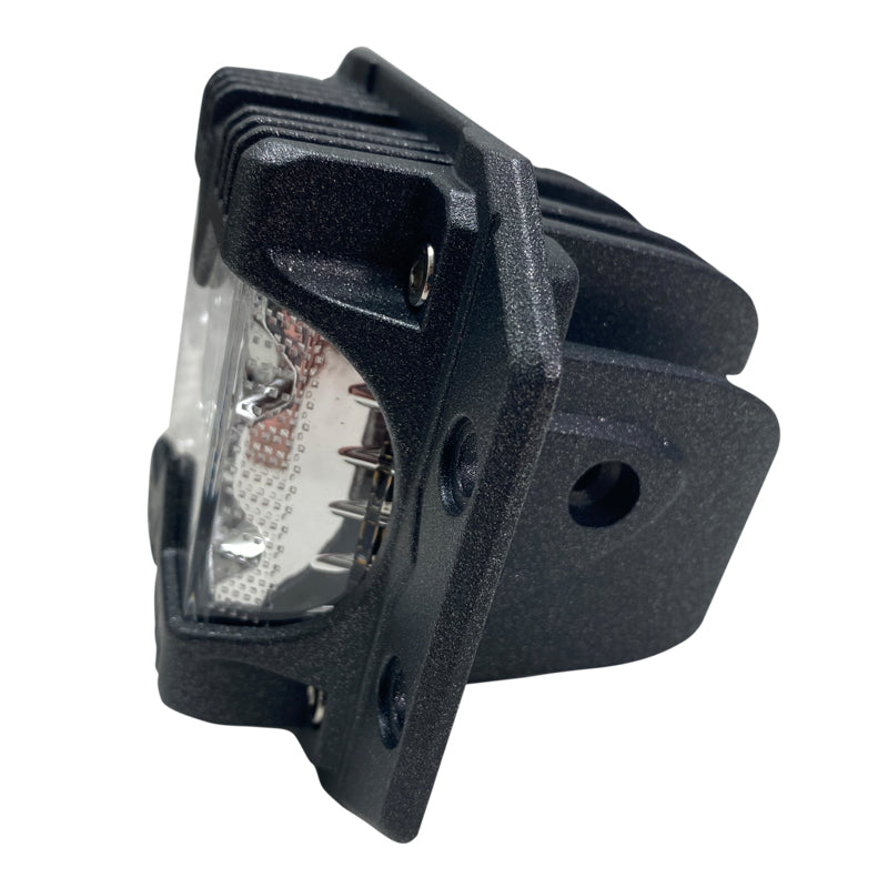 Led-Aux-Flush-Mount-Light-Amber-Side-Strobe-Clear-Lens-Sold-In-Pairs