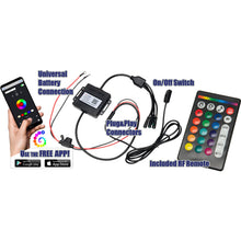 Load image into Gallery viewer, Led-Illuminated-Wheel-Rings---Colorshift-RgbW