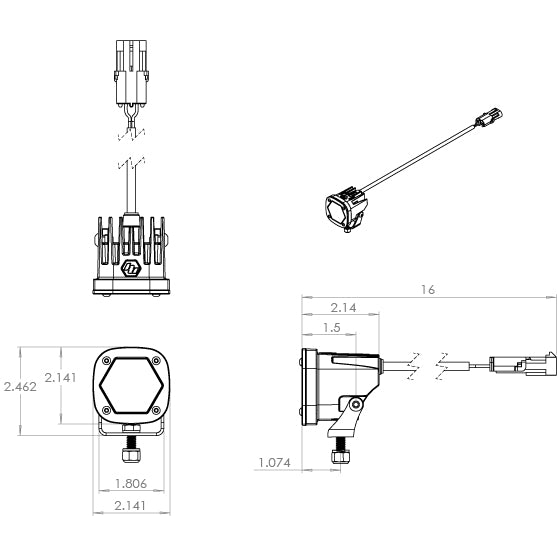 Led-Light-Pod-S1-Spot-Laser-White