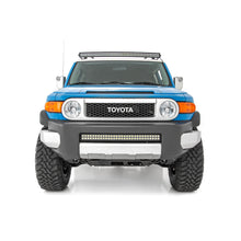 Load image into Gallery viewer, Led-Light-Windshield-Kit-50-Inch-Curved-Dual-Row-Chrome-Series-With-White-Drl-07-14-Fj-Cruiser-Rough-Country